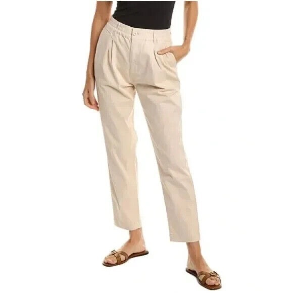 Michael Stars Stretch Twill Penny pants - Ecru - Size Large - Picture 1 of 8